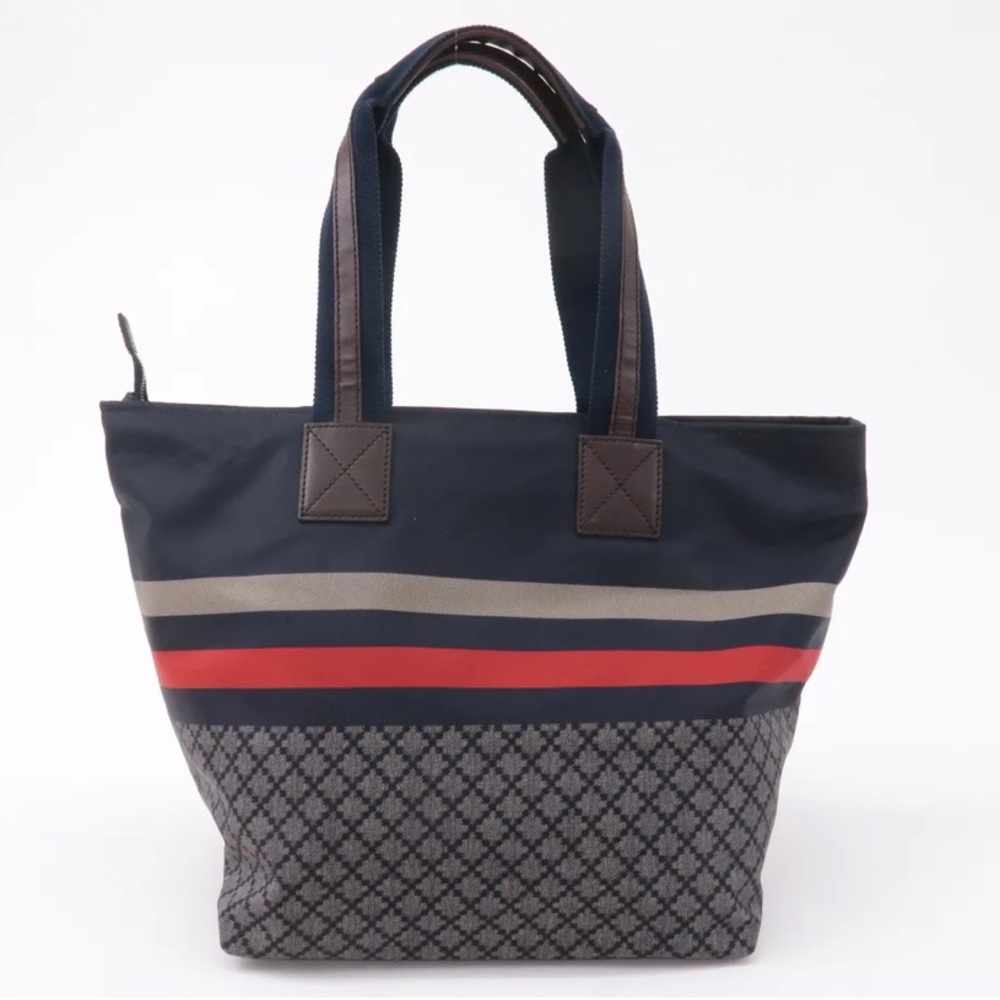 (NWOT) Gucci Brown Diamanté Nylon Shoulder Tote Bag - Picture 2 of 16